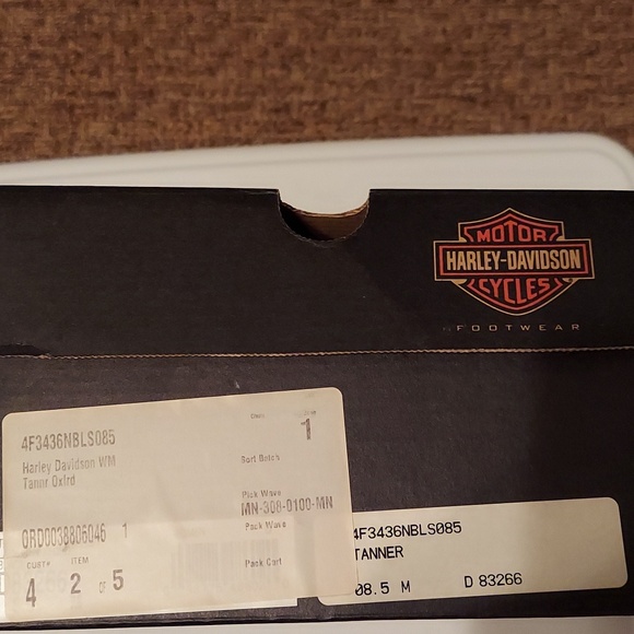 Women's Harley Davidson Oxford 8.5 - Picture 5 of 12